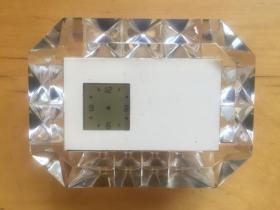 水晶电子表小摆件  指针表