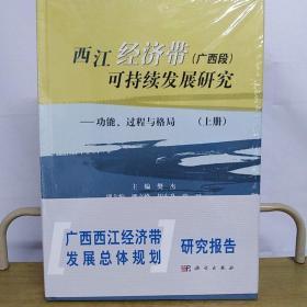 西江经济带（广西段）可持续发展研究——功能、过程与格局上下册【未拆封】
