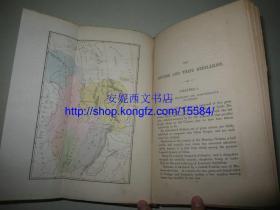 1856年《中国人及其叛乱》---- 英国领事密迪乐 (Meadows) 巨著 访问太平天国 洪秀全 目睹凌迟酷刑, 三幅折叠彩色地图 The Chinese and Their Rebellions