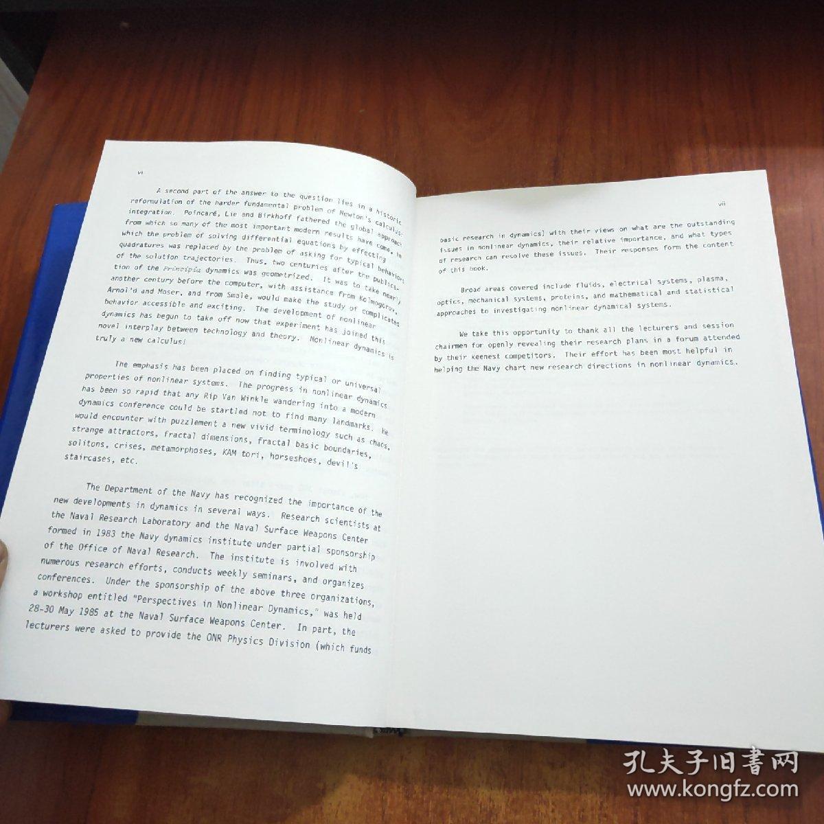 PERSPECTIVES IN NONLINEAR DYNAMICS