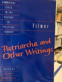 Filmer. Patriarcha and Other Writings. Cambridge Texts in the History of Political Thought