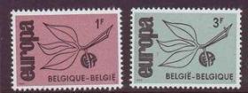 比利时 1965 欧罗巴 2全新 树枝