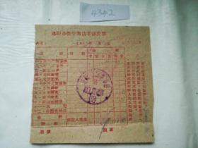 历史文献，1963年洛阳市新华书店发票