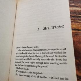 A Wrinkle in Time  MADELEINE L'ENGLE