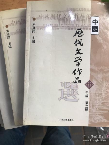 中国历代文学作品选 中编 第2册