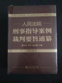 人民法院刑事指导案例裁判要旨通纂 上下册