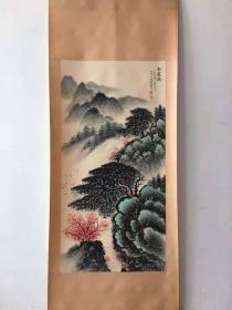 宣纸手绘字画 秋游图 画面美伦 手绘之作