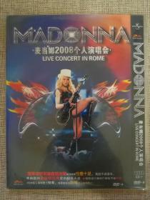 麦当娜2008个人演唱会DVD.未拆封库存D9碟