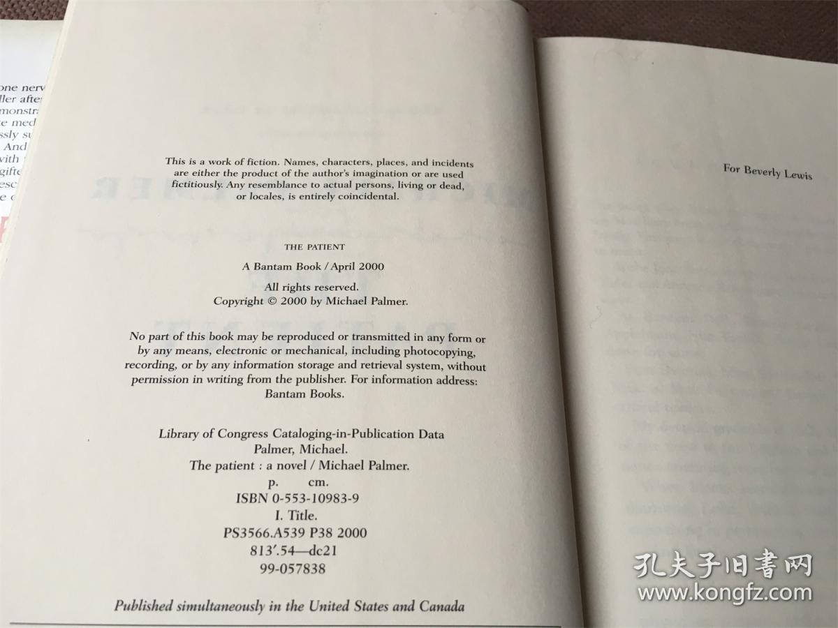 The Patient （英语 精装）