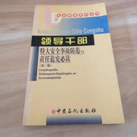 领导干部特大安全事故防范与责任追究必读