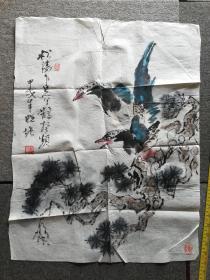 江西省美协会员郑晓塘国画，50cm*66