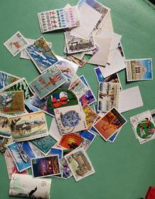 【瑕疵品】日本信销邮票 纪念大票 200枚 有重复 供新手图案用