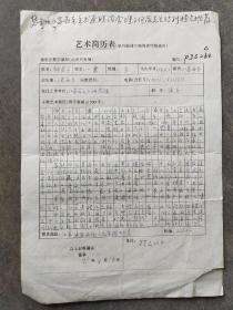 江苏海安县 著名书画家 仲贞子手写个人简历 一页 反正两面  A 4纸大小