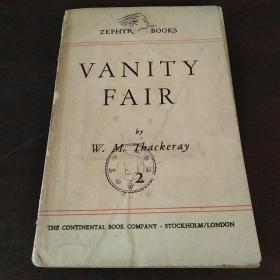 VANITY FAIR Ⅰ\Ⅱ（2册全，1947年印）（英文原版，名利场）