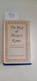 The book of margery kempe布面精装 有签名16*10