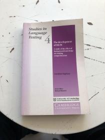 The Development Of Ielts: A Study Of The Effect Of Background On Reading 【Studies In Language Testing 4】