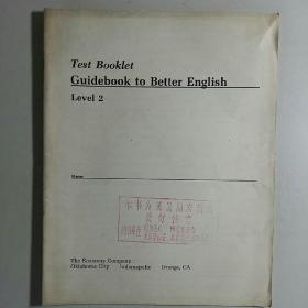 Test Booklet  Guidebook to Better English