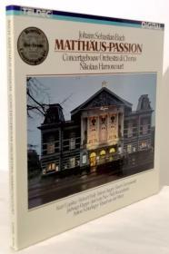 发烧级收藏 黑胶唱片 巴赫 J.S.BACH:MATTHÄUS-PASSION【马太受难曲 Concertgebouw Orchestra&Chorus Nikolaus Harnoncourt】（原装一盒三张 1985年德国出版 大33转）