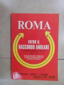 外文书; ROMA  ENTRO  IL  RACCORDO  ANULARE   共110页   详见图片