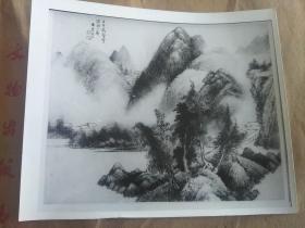 中国古代书画黑白照片a89