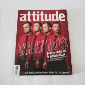 Attitude 英国杂志 2007年8/9月合刊 Darren Hayes 封面