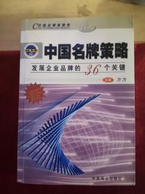 中国名牌策略—发展企业品牌的36个关键