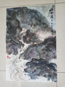 精品山水画一幅3平尺保真作者不详