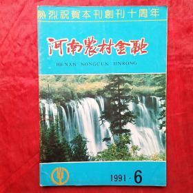 河南农村金融
1991.6
创刊十周年纪念