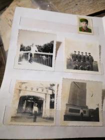 老相册一本，内有相片78张，  为全国五一劳动奖章 东莞名人陈伙根年轻时战友的相片