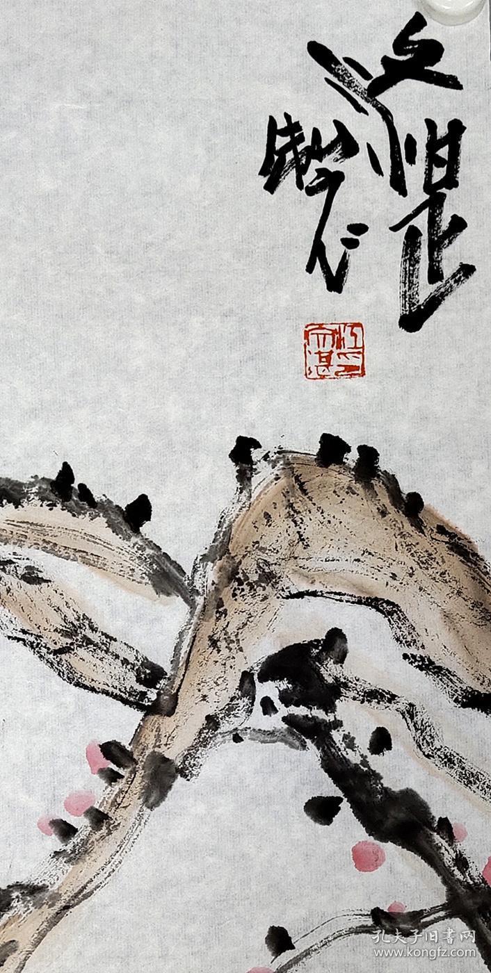 长安画派代表性画家，西安中国画院副院长【江文湛】花鸟四条屏