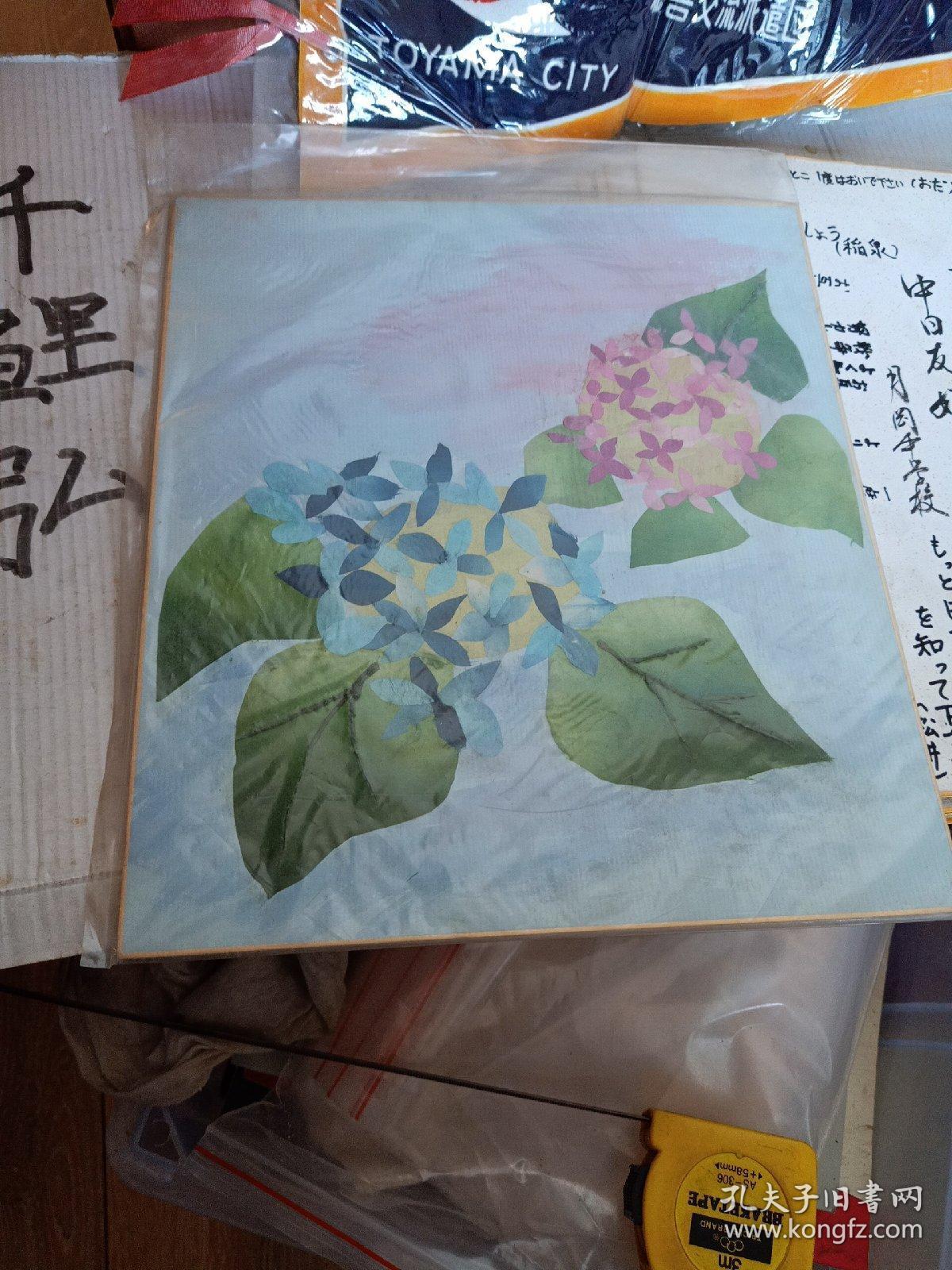 80年代中日友好手工画作品