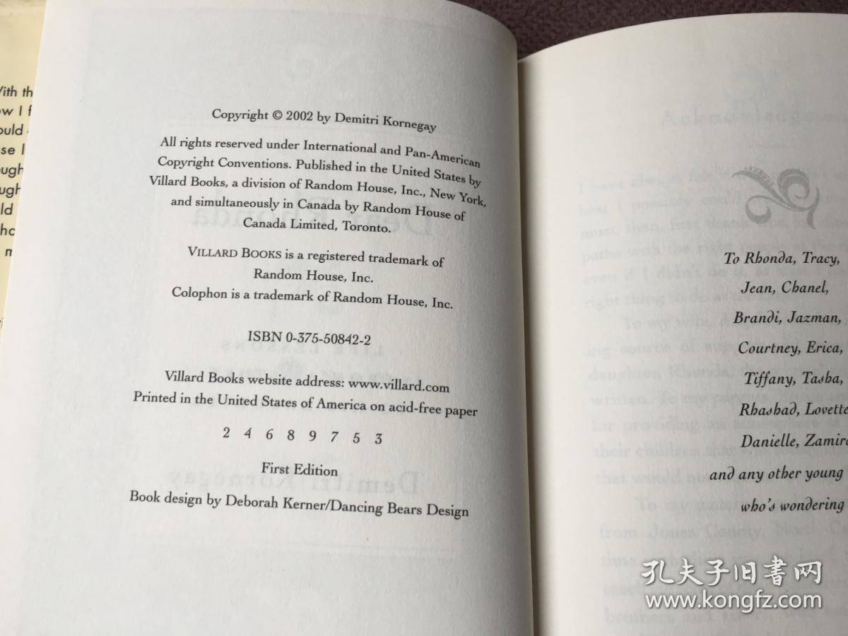 Dear Rhonda: Life Lessons from a Father to His Daughter （英语 精装）