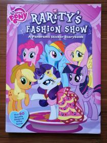 英文 英语 My Little Pony Rarity's Fashion Show 我的小马 彩虹小马 故事书 有贴纸