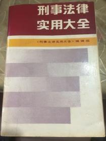 刑事法律实用大全