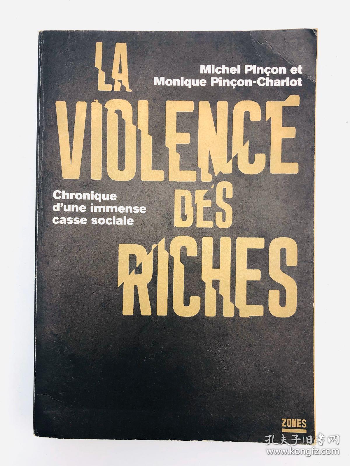 La violence des riches : Chronique d'une immense casse sociale (French)  法文原版-《富人的暴力：社会撕裂纪事》