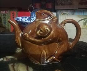 茶壶（猴子寿桃）