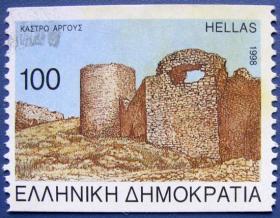 古城堡全新邮票--希腊邮票--早期外国邮票甩卖--实拍--包真