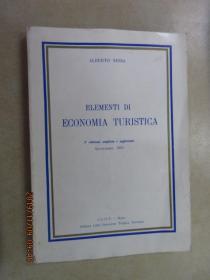 外文书  ELEMENTI  DI  ECONOMIA  TURISTICA