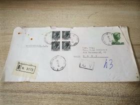 贴意大利邮票1979年实寄封