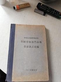 中央人民政府铁道部全国车辆部门表报单据格式汇编，1953年审定本 精装