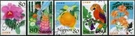 日本信销邮票 2006 G15 夏季的问候 5全 信销