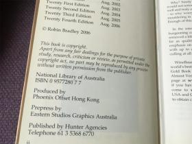 Australian Wine Vintages 24版 2007 （英语 精装）