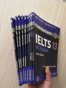 Cambridge English IELTS【4/5/6/7/8/9/10/11/13】9册合售 剑桥雅思考试全真试题解析（英文版）有笔记