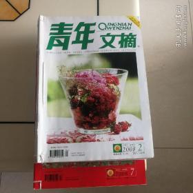 青年文摘（手工合订本2册～2008-2----12共13本）