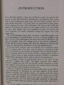 百老汇上演时间最长、最受欢迎的十部美国戏剧  Most Popular Plays of the American Theatre：Ten of Broadway's Longest Running Plays （美国戏剧）英文原版书