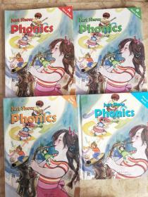 Just show phonics work book A B，Text book，Rhyme book(共4本合售)
