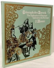 发烧级收藏 黑胶唱片 TRIUMPH DES BAROCK:The Splendour of Baroque\Splendeur du Baroque【1MUSICI】（原装一盒六张 1960年至1974年荷兰出版 大33转）