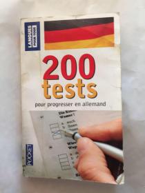 200 Tests pour progresser en allemand 200次德语进修考试（French Edition)法文书法语书（外文原版）