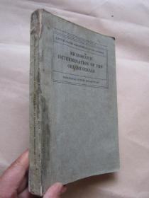 MICROSCOPIC DETERMINATION OF THE ORE MINERALS 矿石矿物的宏观测定  民国1940年版"