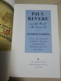 Paul Revere and the World He Lived In by Esther Forbes